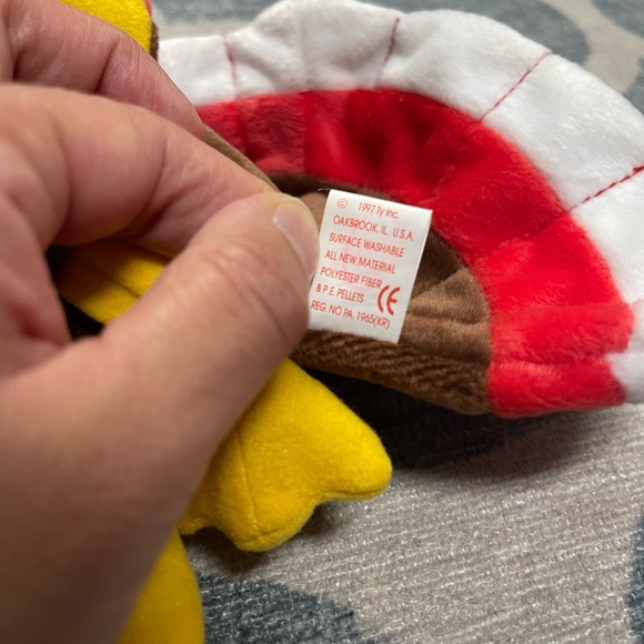 **RARE**MULTIPLE TAG ERRORS** Ty Beanie Baby Gobbles the turkey - Picture 4 of 9